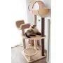 Catry, Large Activity Cat Tree Scratching Post Activity Center Wooden Carpet 40-50 Inch Catry, Large Activity Cat Tree Scratching Post Activity Center Wooden Carpet 40-50 Inch