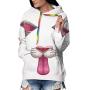 Cute Doodle Houses on Blackboard -.- -,Womens Pullover Hoodies with Big Pocket House S