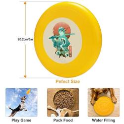 Pet Frisbee Flying Disc Dog Toy - Multifunction Ukiyo E Breath of Water