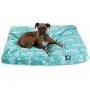 Teal Sea Horse Extra Large Rectangle Indoor Outdoor Pet Dog Bed With Removable Washable Cover By Majestic Pet Products Teal Sea Horse Extra Large Rectangle Indoor Outdoor Pet Dog Bed With Removable Washable Cover By Majestic Pet Products