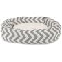 Majestic Pet Chevron Sherpa Bagel Bed
