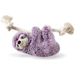 Fringe Studio Dog Toy, Violet Sloth On A Rope-Plsh Pet Toy (289393)