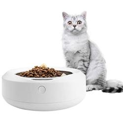 Cat Dog Bowl Cat Detachable stainless steel Pet Feeder Fresh smart Bowls Weighing Scales Removable Bowl for Dogs pet scale slow feeding digital weight puppy kitten scales eat small food feed cats