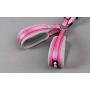 CHBORLESS Reflective Pet Dog Harness and Leash Set Wide Thick Comfortable Neck Chest Strap Padded Cotton Handle Nylon Dog Leash