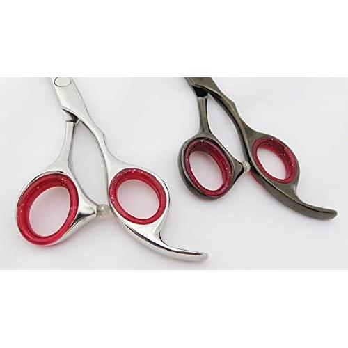 NikoNiko 10 Sparkling Red Rubber Rings Thumb Ring Sizing Insert for Grooming Scissors : 5L 5S
