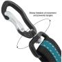 Kurgo Direct to seat belt Tether for Dogs, Car seat belt for Pets, Adjustable Dog Safety Belt Leash, Quick & Easy Installation, Works with Any Pet Harness, Carabiner, Swivel, Bungee