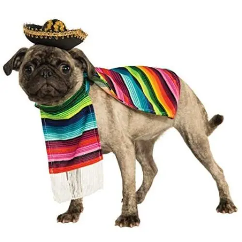 Rubies Pet Costume, Large, Mexican Serape Rubies Pet Costume, Large, Mexican Serape