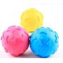 XIHONGSHIR Dog Toys Balls, Dog Toys Squeaky Balls, Tooth Cleaning, Exercise Game Ball, Environmental Soft Rubber, Nontoxic Bite Resistant (Blue,2Pcs),Randomcolor,6cm