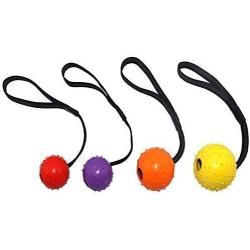 ljfjf Pet Molar Rod, Rubber Ball, Molar, Bite Resistant, Drawstring, Solid Bouncy Ball, Pet Toy 7cm (Color : -)
