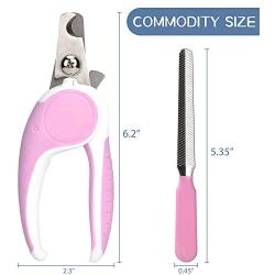 ganeric Cat and Dog Nail Clipper,for Large and Small Animals Professional Trimming Tools-with Safety Guard to Avoid Over Cutting, Free Nail File, Razor Sharp Blade