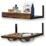LLSPET Elevated Dog Bowl Stand Raised Dog Bowls for Large Dogs, Wall Mounted Food Feeding Rack for Pets Waterproof Dogs Cats Feeder 2 Stainless Steel Double Bowls for Food and Water LLSPET Elevated Dog Bowl Stand Raised Dog Bowls for Large Dogs, Wall Mounted Food Feeding Rack for Pets Waterproof Dogs Cats Feeder 2 Stainless Steel Double Bowls for Food and Water