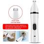 HYTONG Dog Nail Grinder and Dog Clippers,Multi-Function Electric Rechargeable Pet Trimmer Painless Paws Grooming & Smoothing for Small Medium Large Dogs & Cats