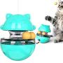 QAZSE Cat Puzzle Feeder Toy Tumbler Treat Interactive Food Dispenser Slow Feeding Cat Toy with Cat Wand