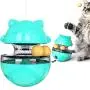 QAZSE Cat Puzzle Feeder Toy Tumbler Treat Interactive Food Dispenser Slow Feeding Cat Toy with Cat Wand