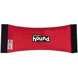 Outward Hound Kyjen 30004 FireHose Squeak N Fetch Dog Toys Squeak and Fetch Toy, Medium, Red (2 Pack)