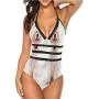 Two Piece Sexy Swimsuit Dog Silhouette Great for Trip to Hawaii Two Piece Sexy Swimsuit Dog Silhouette Great for Trip to Hawaii