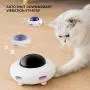 HIPIPET UFO Interactive Cat Toy Upgraded Pop and Play Toy with Rotating Feather, USB Charging,Smart Mode(Continuous Plays/5 Minutes Auto Shut-Off/Vibration Sensor) for Indoor Cats Relieve Boredom HIPIPET UFO Interactive Cat Toy Upgraded Pop and Play Toy with Rotating Feather, USB Charging,Smart Mode(Continuous Plays/5 Minutes Auto Shut-Off/Vibration Sensor) for Indoor Cats Relieve Boredom