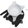 La La Pet Pet Food Bowls Elevated with Silicone Pad Raised Dish Food Water Feeder for Cats Puppy Small Dogs Rabbits
