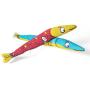 Twin Critters Organic Silver Vine Catnip Toy Sardine Refillable Plush 2-Pack for Cats & Kittens No Artificial Ingredients