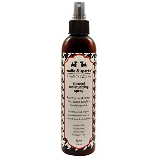 Wolfe & Sparkys Organic Almond Moisturizing & Conditioning Spray (8oz)