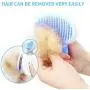 Premium Pets Self Cleaning Slicker Brush, Cat Dog Hair Remover Animal Hair Remover Set, Base Efficient & Great for Daily Grooming - Suitable for Long and Short Hair (Sky & Light Blue) Premium Pets Self Cleaning Slicker Brush, Cat Dog Hair Remover Animal Hair Remover Set, Base Efficient & Great for Daily Grooming - Suitable for Long and Short Hair (Sky & Light Blue)