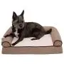 Furhaven Pet Dog Bed - Cooling Gel Memory Foam Faux Fleece and Chenille Soft Woven Traditional Sofa-Style Living Room Couch Pet Bed with Removable Cover for Dogs and Cats Furhaven Pet Dog Bed - Cooling Gel Memory Foam Faux Fleece and Chenille Soft Woven Traditional Sofa-Style Living Room Couch Pet Bed with Removable Cover for Dogs and Cats