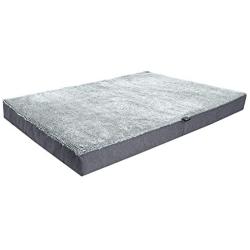 SPORT PET Deluxe Dog Mattress, Water-Resistant Liner Pet Bed, Reversible, Top Memory Foam