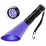 Black Light UV Flashlight,Vansky Blacklight 12 LED Urine Detector For Dog/Cat/Pet Urine & Dry Stains and Bed Bug On Carpets/Rugs/Floor,Matching with Pet Odor Eliminator