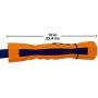 Nerf Dog Megaton Competition Stick Dog Toy, Lightweight, Durable and Water Resistant, 12 Inches, for Medium/Large Breeds, Single Unit, Blue/Orange