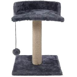 Tylu Cat Tree Tower with Natural Sisal cat Perch with Hanging Ball for Kitten Small Cats Scratching Climbing Playing Relaxing Sleeping