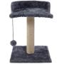 Tylu Cat Tree Tower with Natural Sisal cat Perch with Hanging Ball for Kitten Small Cats Scratching Climbing Playing Relaxing Sleeping