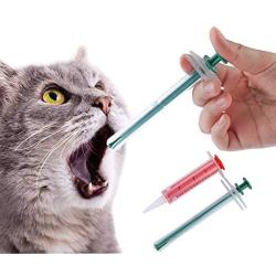 Refesta Pet Pill Dispenser, Pet Piller Gun Oral Tablet Capsule or Liquid Medical Feeding Tool Kit Syringes for Cats, Dogs and Small Animals