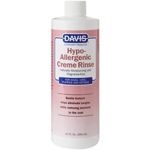 Davis Hypoallergenic Pet Crème Rinse, 12 oz Davis Hypoallergenic Pet Crème Rinse, 12 oz