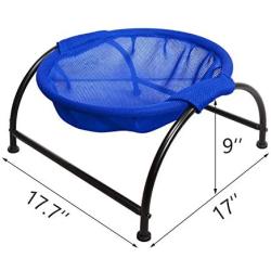 MW Cat Bed Hammock Modern Look with Stand for Small Large Cats Washable 17’’