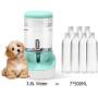 N.Bin Automatic Cat Feeder Automatic Dog Water Dispenser 3.8L Double Bowl Design for Small and Big Pets