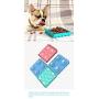 wu 4 in 1 Pet Bowl Set, Licking pad and Slow Feeder-Food Plate with Suction Cups for Pets Favorite Treats During Bathing or Grooming