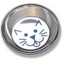 Van Ness Stainless Steel Saucer Style Cat Dish, 8 Ounce
