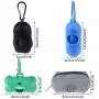 4 Pack Dog Waste Bags Dispenser Leash Poop Waste Bag Holder Poop Bag Dispenser with 3 Roll Dog Poop Waste Bags Leak-Proof Pet Waste Bags, 4 Styles