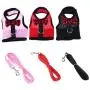 JETTINGBUY 3 Set Rabbit Harness Leash Adjustable Soft Breathable Mesh Small Pet Harness Running Walking Jogging Harness Leash for Small Animals (M) JETTINGBUY 3 Set Rabbit Harness Leash Adjustable Soft Breathable Mesh Small Pet Harness Running Walking Jogging Harness Leash for Small Animals (M)