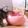 N / A Automatic Ceramic Pet Water Fountain Feeder Pets Kitten Dogs Water Dispenser Electric Water Basin Drinker Pet Feeding Supplies
