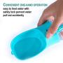 PETnSport Dog Water Bottle - Leak Proof Portable Puppy Water Dispenser with Drinking Feeder for Pets Outdoor Walking, Hiking, Travel - Light Weight Food Grade Plastic