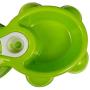 N/P Dog Cat Pets Double Bowl Feeder Plastic Dish Automatic Feeding Water Dispenser Cat Dog Drinking Bowl Outdoor