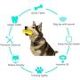 Squeak Dog Chew Toys + Slow Feeder Dog Lick Pad with 2 Squeakers/Natural Rubber/Dog Toothbrush Pet Toys Puppy Pet Training Treats Teething Toys (Yellow)