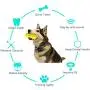 Squeak Dog Chew Toys + Slow Feeder Dog Lick Pad with 2 Squeakers/Natural Rubber/Dog Toothbrush Pet Toys Puppy Pet Training Treats Teething Toys (Yellow)