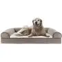 Furhaven Pet Dog Bed - Cooling Gel Memory Foam Faux Fleece and Chenille Soft Woven Traditional Sofa-Style Living Room Couch Pet Bed with Removable Cover for Dogs and Cats Furhaven Pet Dog Bed - Cooling Gel Memory Foam Faux Fleece and Chenille Soft Woven Traditional Sofa-Style Living Room Couch Pet Bed with Removable Cover for Dogs and Cats