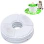 MIFXIN 4 Pack Pet Water Fountain Replacement Filter Premium Cotton Activated Carbon Replacement Filters for Pet Water Fountain Automatic Cat Dog Water Dispenser