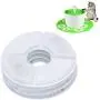 MIFXIN 4 Pack Filter Replacement for 1.6L Automatic Electric Pet Water Fountain Cat Dog Drinking Water Dispenser Small Pets Drinking Bowl