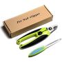 Pettom Pet Steel Grooming Tool Poodle Finishing Butter Comb, 7 1/2-inch L with Pet Nail Clippers Professional Stainless Steel