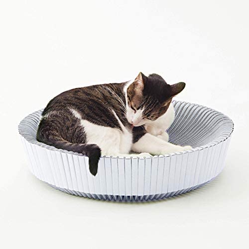 KATRIS Nest Cat Scratcher Lounge Bed - for Rubbing, Resting, and Scratching