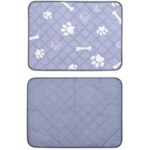 POPETPOP Washable Dog Pee Pads Reusable Whelping Pads Waterproof Dog Mat Puppy Potty Training Pads S